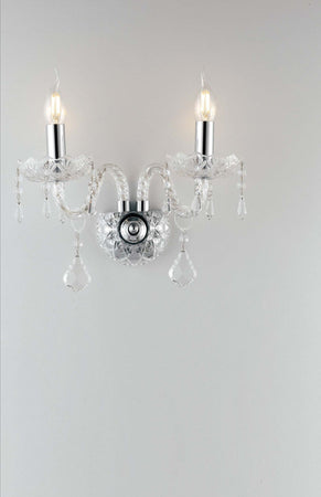 Applique Incanto Cromo 2Xe14 40X34X18Cm Illuminazione/Illuminazione per interni/Illuminazioni per pareti/Applique Led Mall Home - Napoli, Commerciovirtuoso.it