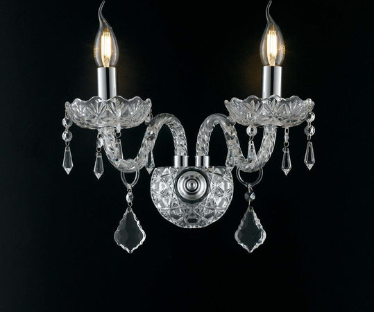 Applique Incanto Cromo 2Xe14 40X34X18Cm Illuminazione/Illuminazione per interni/Illuminazioni per pareti/Applique Led Mall Home - Napoli, Commerciovirtuoso.it