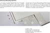 Applique-incasso-Belfiore-9010-ARCHO-SMALL-2486A-3003-LED-wireless-cristaly-verniciabile-lampada-parete