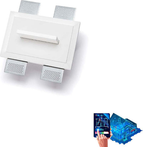 Applique-incasso-Belfiore-9010-ATK-S-2508A-30135-LED-WIRELESS-cristaly-lampada-parete