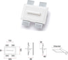 Applique-incasso-Belfiore-9010-ATK-S-2508A-30135-LED-WIRELESS-cristaly-lampada-parete