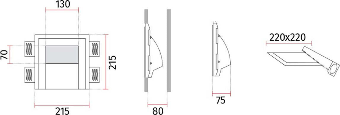 Applique-incasso-Belfiore-9010-CAPSULA-2416E-30156-LED-wireless-cristaly-lampada-parete