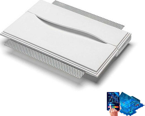 Applique-incasso-gesso-9010-Belfiore-CHIMERA-4167.3004-LED-SISTEMA-WIRELESS-lampada-parete-cartongesso-muro