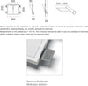 Applique-incasso-gesso-9010-Belfiore-SPAKKO-2369A-35-GU10-LED-lampada-parete