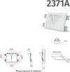 Applique-incasso-gesso-Belfiore-9010-SPAKKO-ZIG-2371A-35-GU10-LED-lampada-parete-cartongesso-muratura