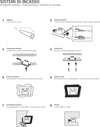 Applique-incasso-gesso-Belfiore-9010-SPAKKO-ZIG-2371A-35-GU10-LED-lampada-parete-cartongesso-muratura