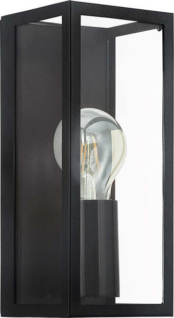 Applique-Industrial-Amezola-1-Luce-Metallo-Nero