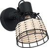 Applique-Industrial-Anwick-1-Luce-Metallo-Nero