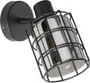 Applique-Industrial-Consaca-1-Luce-Acciaio-Nero