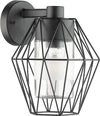 Applique-Industrial-Da-Esterno-Canove-1-Luce-Acciaio-Zincato-Nero