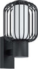 Applique-Industrial-Da-Esterno-Ravello-1-Luce-Acciaio-Zincato-Nero
