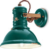 Applique-Industrial-Ferro-E-Ceramica-Vintage-Verde-1-Luce-E27