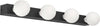 Applique-Industrial-Guanal-4-Luci-Alluminio-Nero