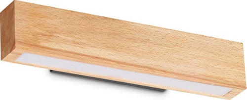 Applique-Industrial-Minimal-Craft-Legno-Marrone-Led-13W-3000K-Luce-Calda