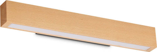Applique-Industrial-Minimal-Craft-Legno-Marrone-Led-18W-3000K-Luce-Calda