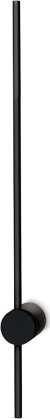 Applique-Industrial-Minimal-Essence-Metallo-Nero-Led-11W-3000K-Luce-Calda