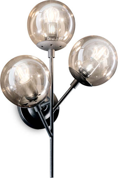 Applique-Industrial-Minimal-Kepler-Metallo-Nero-3-Luci-E27