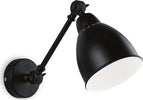 Applique-Industrial-Minimal-Newton-Metallo-Nero-1-Luce-E27