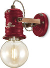 Applique-Industrial-Minimal-Urban-Ferro-E-Ceramica-Vintage-Bordeaux-1-Luce-E27
