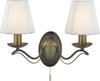 Applique-Industrial-Nordico-Andretti-Acciaio-Ottone-2-Luci-E14