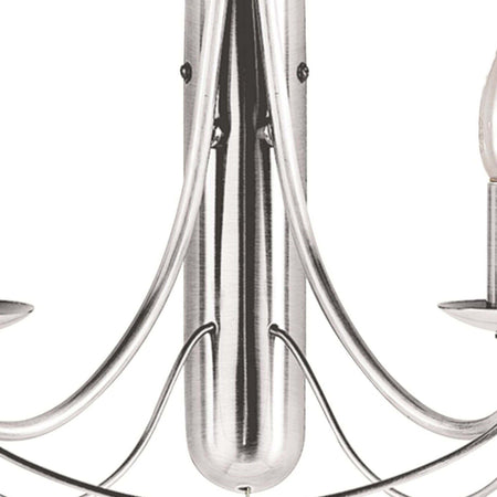Applique-Industrial-Nordico-Maypole-Acciaio-Argento-2-Luci-E14