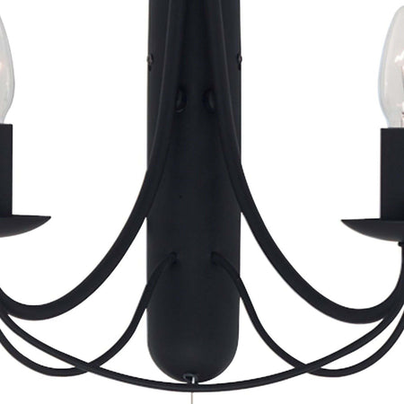Applique-Industrial-Nordico-Maypole-Acciaio-Nero-2-Luci-E14