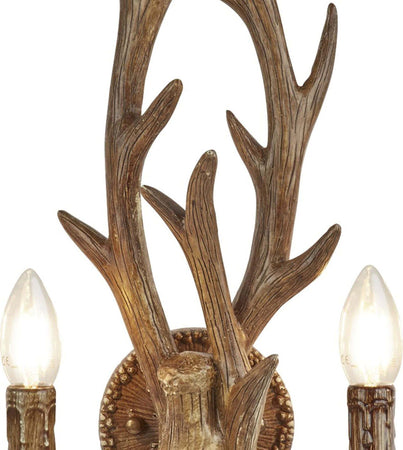 Applique-Industrial-Nordico-Stag-Policarbonato-Marrone-2-Luci-E14