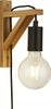 Applique-Industrial-Nordico-Tribeca-Acciaio-Marrone-Legno-Nero-1-Luce-E27