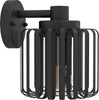 Applique-Industrial-Selinus-Da-Esterno-1-Luce-Acciaio-Nero