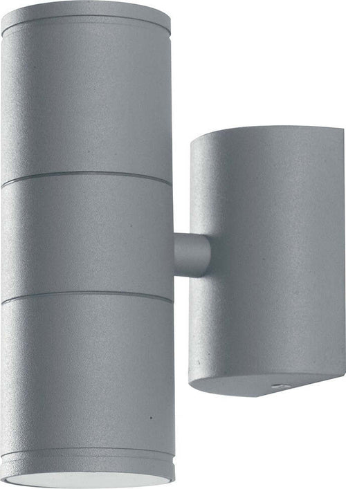 Applique Jump Silver 2Xgu10 Ip44 16X11X6Cm Illuminazione/Illuminazione per interni/Illuminazioni per pareti/Applique Led Mall Home - Napoli, Commerciovirtuoso.it