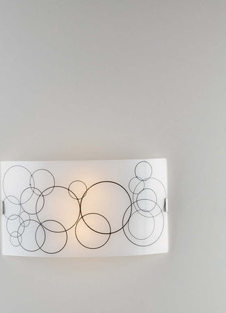 Applique Karma Bianca 2Xe27 35X20Cm Illuminazione/Illuminazione per interni/Illuminazioni per pareti/Applique Led Mall Home - Napoli, Commerciovirtuoso.it