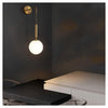 Applique Lampada A Parete Pendente Stile Contemporaneo Con Attacco G9 Bronzo Interno Aq56