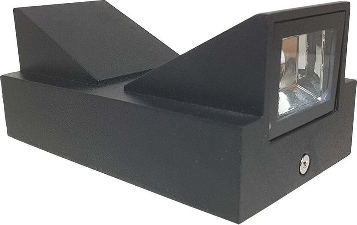 Applique Lampada Faretto Per Uso Esterno A Led Luce 6500k 10w Nero Luce A 2 Vie Illuminazione/Illuminazione per esterni/Lampade da parete Trade Shop italia - Napoli, Commerciovirtuoso.it