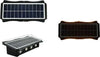 APPLIQUE-LAMPADA-SOLARE-8/10/12-LED-MURO-PARETE-IP65-BIDIREZIONALE-SWITCH-luce-calda-e-fredda