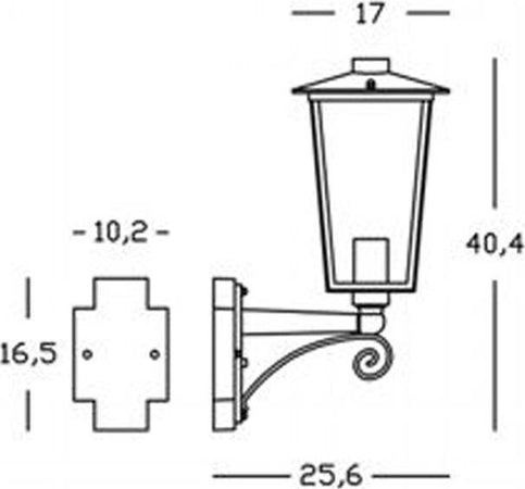 Applique-Lato-Alto-Contemporanea-Ribot-Alluminio-Ruggine-1-Luce-E27