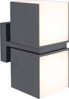 Applique Led 24W Doppio Cubo Luce Regolabile Lampada Nera ip65 Illuminazione/Illuminazione per interni/Illuminazioni per pareti/Applique Zencoccostore - Formia, Commerciovirtuoso.it