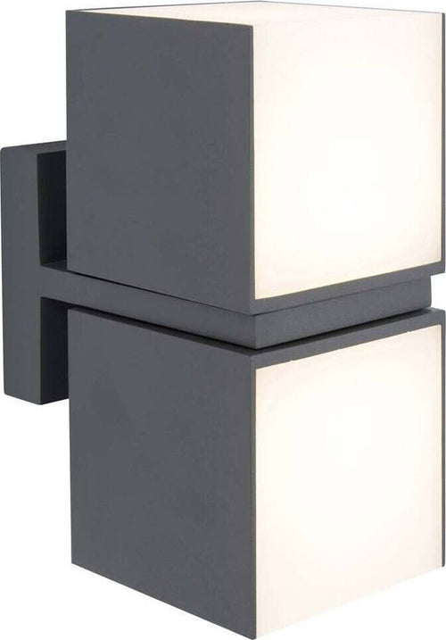 Applique Led 24W Doppio Cubo Luce Regolabile Lampada Nera ip65 Illuminazione/Illuminazione per interni/Illuminazioni per pareti/Applique Zencoccostore - Formia, Commerciovirtuoso.it