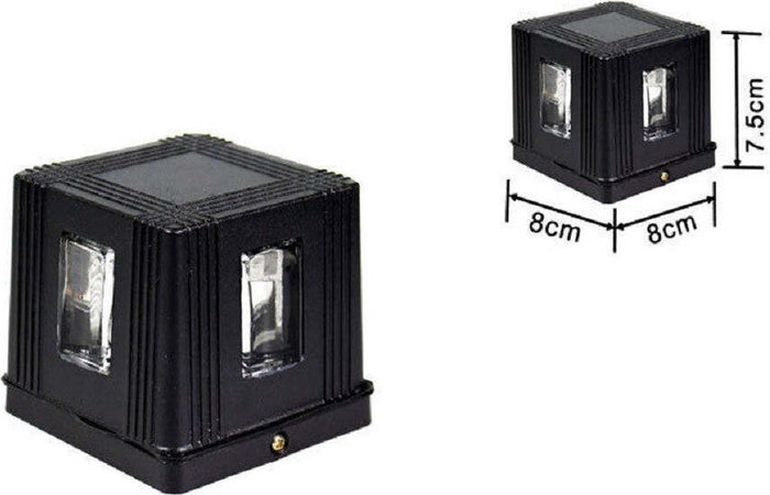 Applique Led 2,5 W Esterno Lampada Cubo A Parete Luce Moderna Giardino Nero Es32 Articoli da Giardino > Illuminazione da esterno > Applique da esterno Trade Shop italia - Napoli, Commerciovirtuoso.it