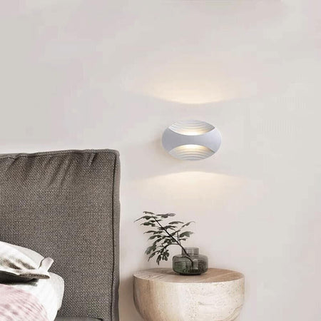 Applique Led 6 Watt Da Parete 3 Tonalità Luce Bianca Calda Naturale Aq15 Bianco Universo