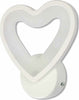 Applique Led A Cuore 6w Lampada A Parete Lumetto Luce Fredda Calda Naturale E28 Casa, arredamento e bricolage > Illuminazione da interno > Applique per interno Trade Shop italia - Napoli, Commerciovirtuoso.it