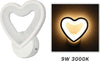 Applique Led A Cuore 6w Lampada A Parete Lumetto Luce Fredda Calda Naturale E28 Casa, arredamento e bricolage > Illuminazione da interno > Applique per interno Trade Shop italia - Napoli, Commerciovirtuoso.it