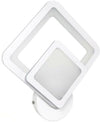 Applique Led A Forma Di Rombo In Vetro Lampada 12 W Da Parete Luce Calda 3000k Universo