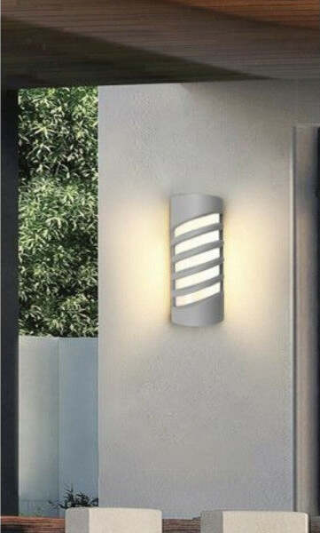 Letlit 12W LED Applique da Esterno, IP65 Luce da Paratia per Bagno Piccola, Lampada da Soffitto a LED 1200LM 4000K Luce da Portico per Interni, Esterni, Corridoio, Cantina, Giardino, Garage