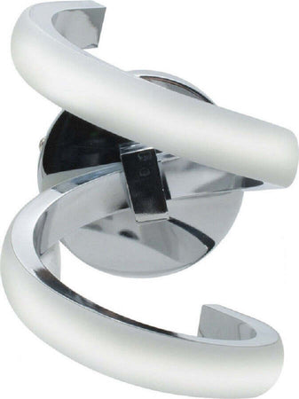 Applique Led A Parete 9watt Curva Spirale Luce Fredda Naturale Calda E58 Argento Casa, arredamento e bricolage > Illuminazione da interno > Applique per interno Trade Shop italia - Napoli, Commerciovirtuoso.it