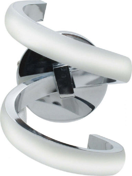 Applique Led A Parete 9watt Curva Spirale Luce Fredda Naturale Calda E58 Argento Casa, arredamento e bricolage > Illuminazione da interno > Applique per interno Trade Shop italia - Napoli, Commerciovirtuoso.it