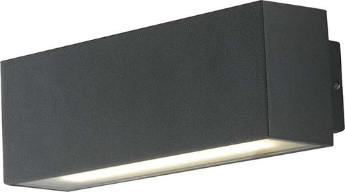 Applique Led Agera Nero 2X8W 550Lm 4000K Ip54 18X7X6,5Cm Illuminazione/Illuminazione per interni/Illuminazioni per pareti/Applique Led Mall Home - Napoli, Commerciovirtuoso.it