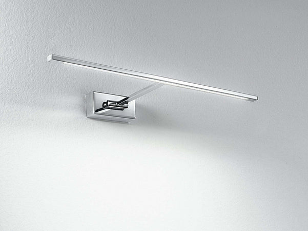 Applique Led Andromeda Orientabile Cromo 4W 280Lm 3500K 45,5X21X4,5Cm Illuminazione/Illuminazione per interni/Illuminazioni per pareti/Applique Led Mall Home - Napoli, Commerciovirtuoso.it