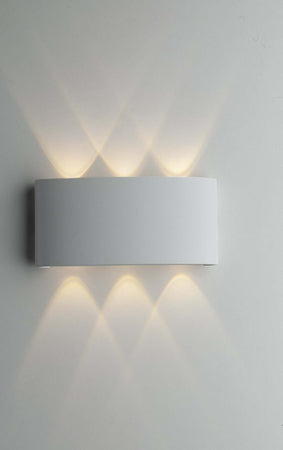 Applique Led Beetle Bianco 6W 890Lm 4000K Ip54 17X8X4Cm Illuminazione/Illuminazione per interni/Illuminazioni per pareti/Applique Led Mall Home - Napoli, Commerciovirtuoso.it