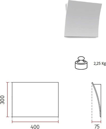 Applique-led-Belfiore-9010-FYLLO-BIG-2304-4064T-LED-dimmerabile-ceramica-lampada-parete