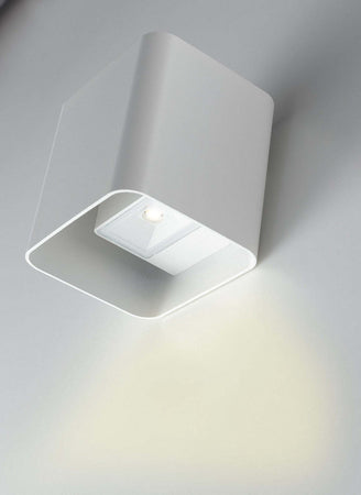 Applique Led Biome Bianco 7W 540Lm 4000K Ip54 11X11X9,5Cm Illuminazione/Illuminazione per interni/Illuminazioni per pareti/Applique Led Mall Home - Napoli, Commerciovirtuoso.it